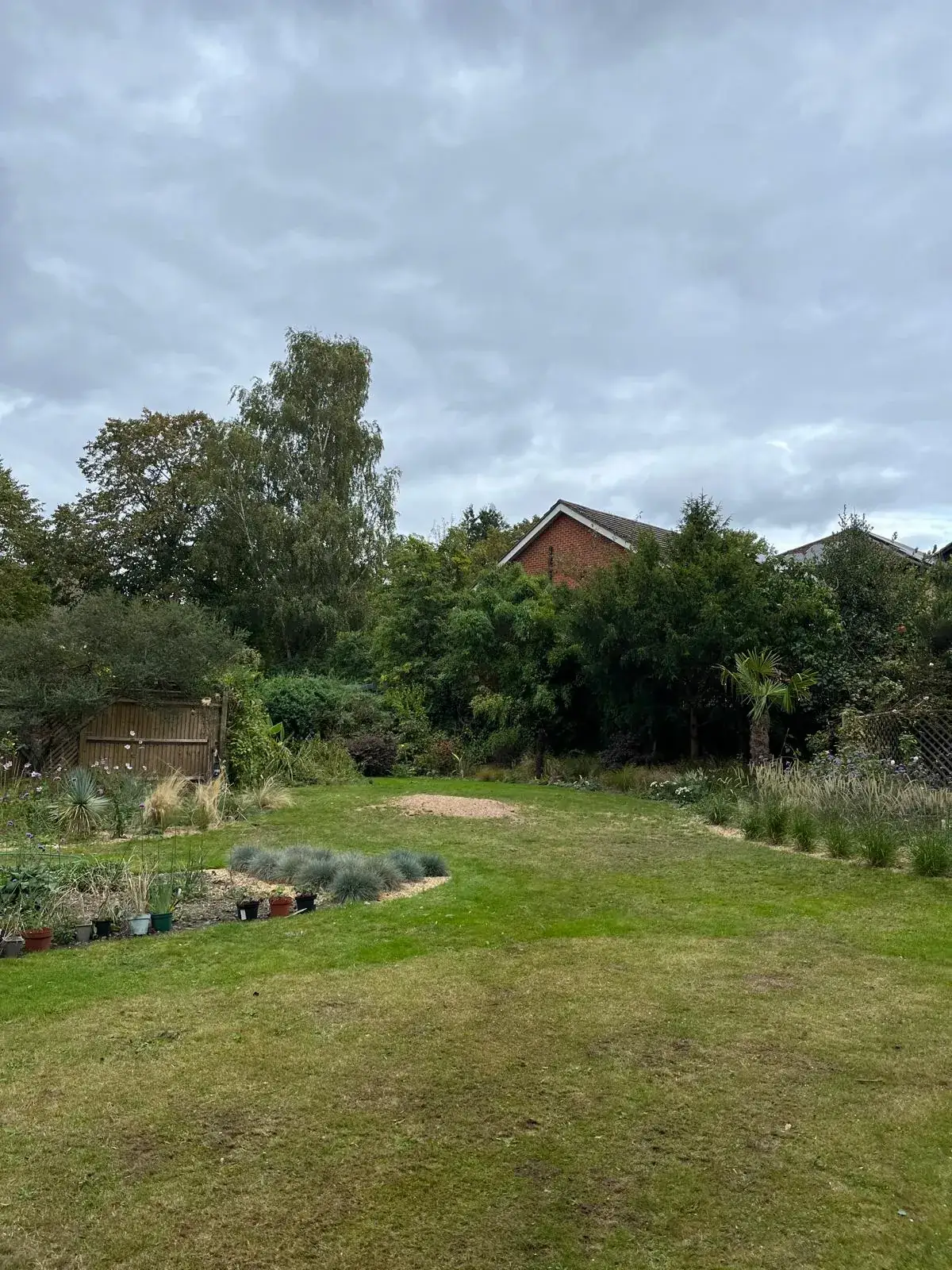 A long back garden open and tidy after the work